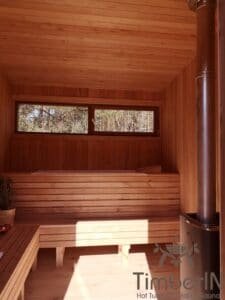 Cabine sauna exterieur moderne mini 18