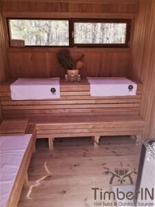 Cabine sauna exterieur moderne mini 22
