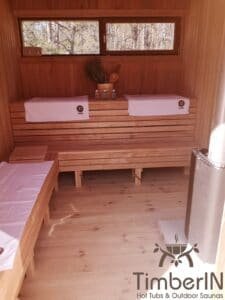 Cabine sauna exterieur moderne mini 26