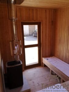 Cabine sauna exterieur moderne mini 32