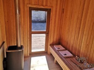 Cabine sauna exterieur moderne mini 39