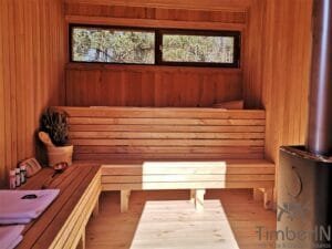 Cabine sauna exterieur moderne mini 40