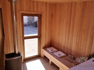 Cabine sauna extérieur moderne mini (45)