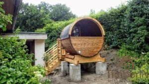 Small barrel sauna for 2 4 persons 1
