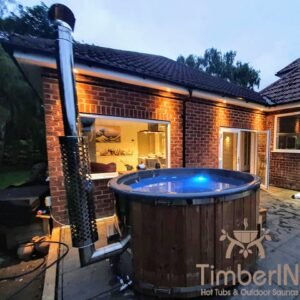 Wood fired hot tub with jets – TimberIN Rojal 1 9