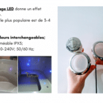 2 LED pour bain nordique en bois 1