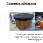 Couvercle isole en cuir