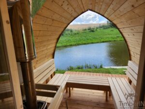 Entrée par le côté + poêle sur le côté + bancs en u (15)