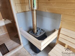 Entrée par le côté + poêle sur le côté + bancs en u (19)