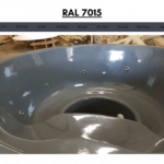 Gris RAL 7015 pour bain nordique en bois