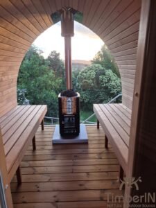 Sauna extérieur jardin panoramique 103 Timberin nordic pod™ porch (2)