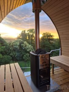 Sauna extérieur jardin panoramique 102 Timberin nordic pod™ porch (3)
