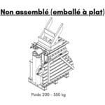 Non assemble emballe a plat