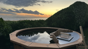 Bain nordiques finlandais en kit thermo bois tonneau pour terrasse 94 Spa extérieur 8 places en bois (1)