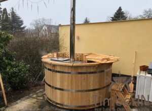 Wooden hot tub spruce flat pack deluxe 2