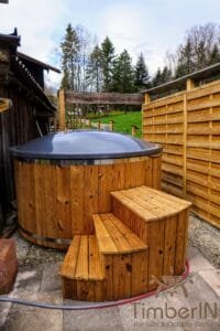 Electric wooden hot tub 1 1