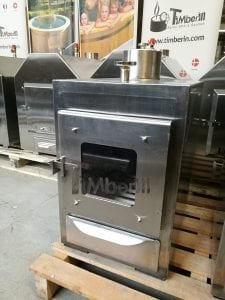 External wood fired stove for hot tubs 11