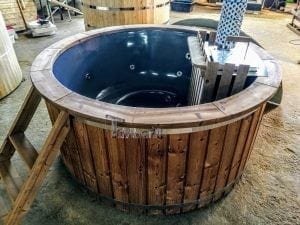 Fiberglass hot tub with snorkel heater Wellness Basic 9