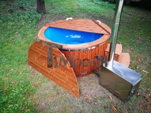 Fiberglass Outdoor Spa With External Burner 12