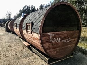 Outdoor Barrel Round Sauna 10 1