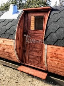 Outdoor Barrel Round Sauna 12 1