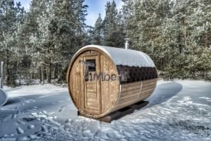 Outdoor barrel sauna 6