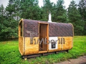 Rectangular Wooden Outdoor Sauna 36