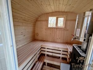 Sauna exterieur nordique barrique rectangulaire 1