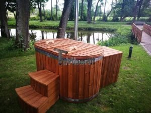 Ofuro outdoor bath tub for 2 persons 9
