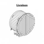 Bain Nordique en polypropylene 4 – 8 – 12 places livraison 27