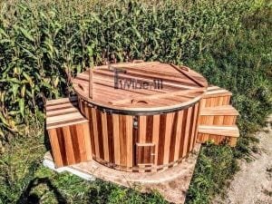 Electric outdoor hot tub Wellness Conical 36