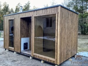 Sauna exterieur moderne cabine 6