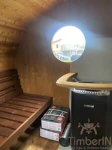 Sauna ovale extérieur avec bain nordique intégré (21)