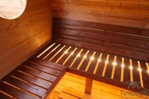 Sauna ovale extérieur avec bain nordique intégré (47)